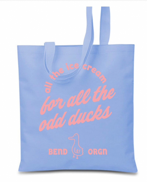 Blue Odd Duck Tote bag